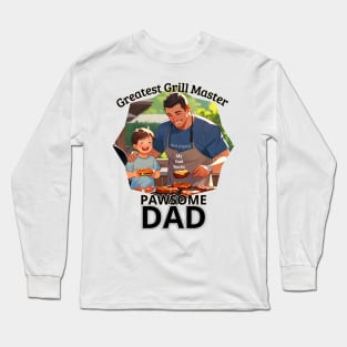 Father's day, World's Greatest Grill Master, Dad Go ask your mom! Father's gifts, Dad's Day gifts, father's day gifts. Long Sleeve T-Shirt